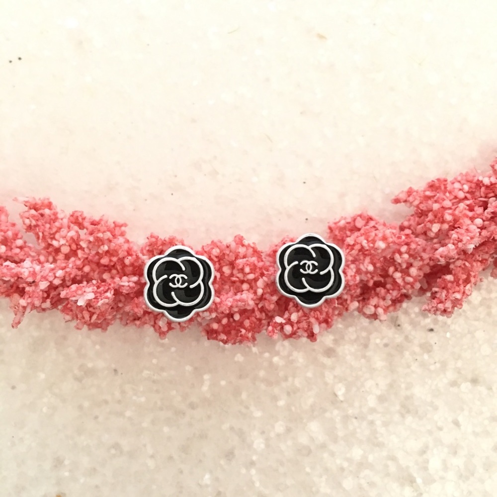 Upcycled CHANEL Vintage Button Earring Studs